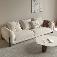 private customnordic cloth sofa nordic modern simple living room technology cloth log japanese cashmere sofa couch sofa bed
