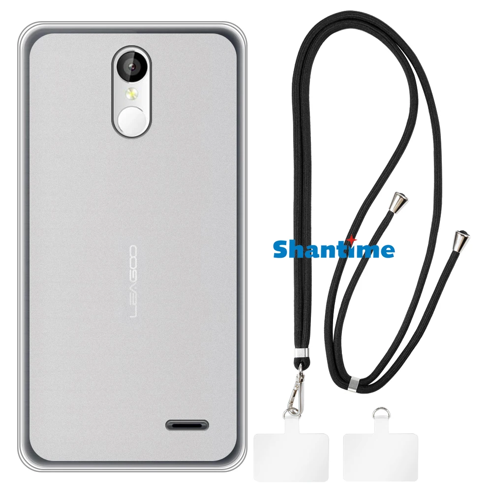 Подходит для чехла Leagoo M5 Plus + регулируемые ремешки шеи/перекрестного тела и