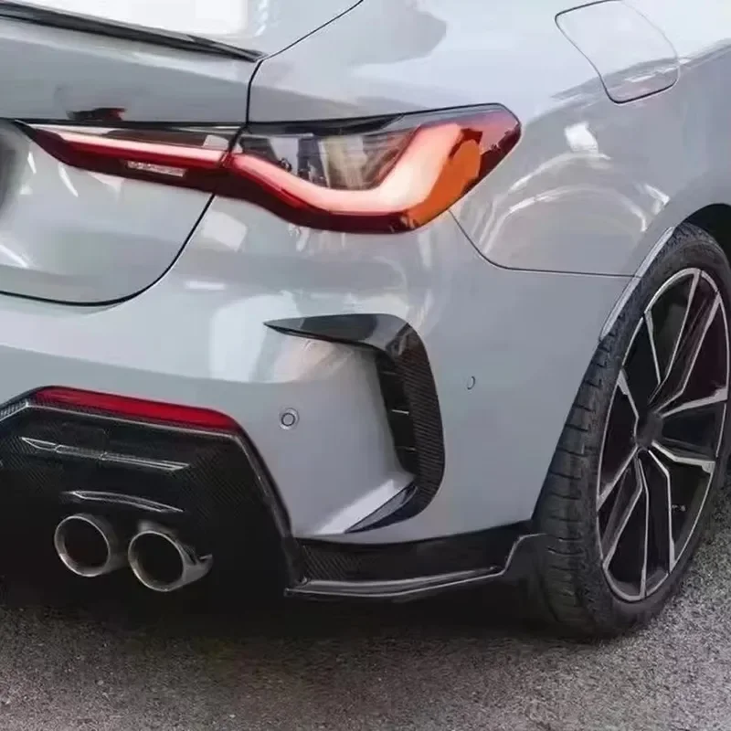 Для BMW 4 серии G22 G23 425 430i 2021+ автомобильный задний бампер из углеродного волокна