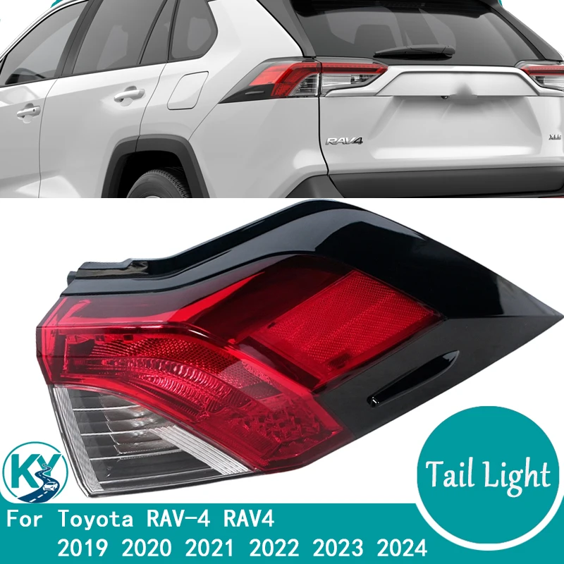 Фото Задний боковой фонарь (стоп-сигнал) для Toyota RAV4 2019-2024 (версия для США), без лампы, автомобильные аксессуары №2