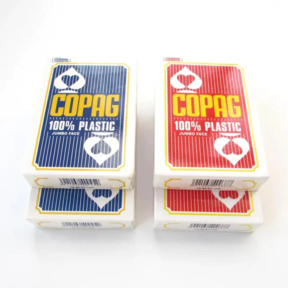 Фото Игральные карты Copag Jumbo Face с пластиковой маркировкой для перспективных очков и инфракрасных контактных линз №2