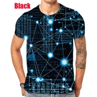 hot sale 2022 mens personalized 3d printing t shirt fashion short sleeved top