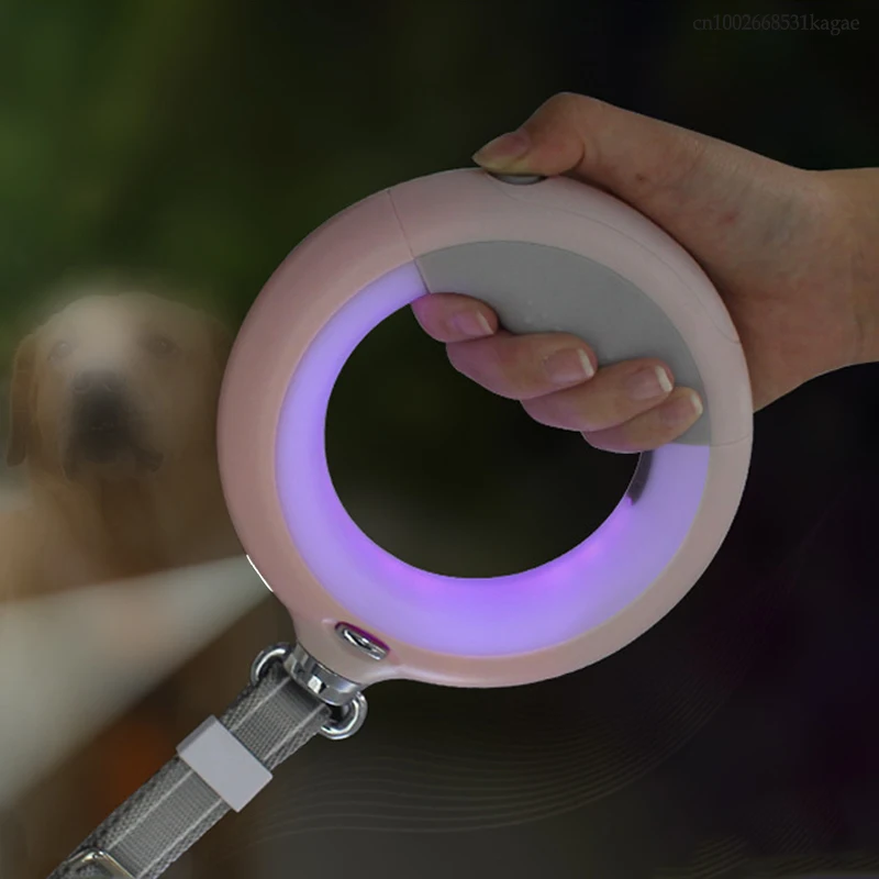 Поводок для собак 2 м с фонариком