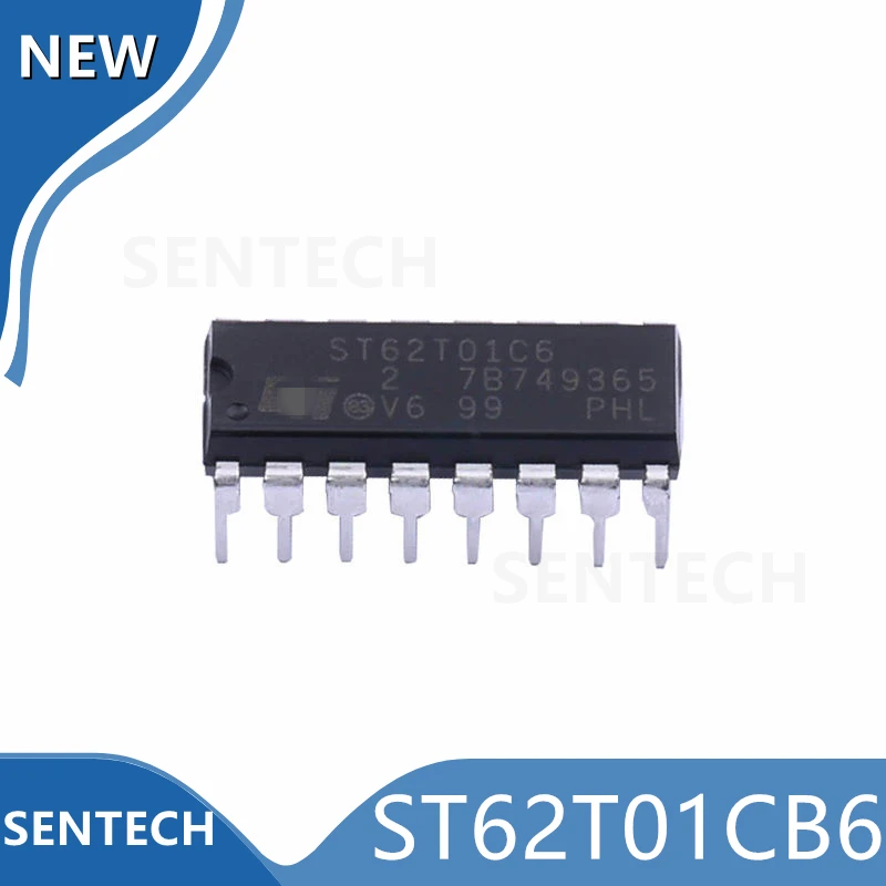 

1 шт./лот 100% оригинальный новый ST62T01CB6 DIP-16 интегральная схема ic чип электронные компоненты