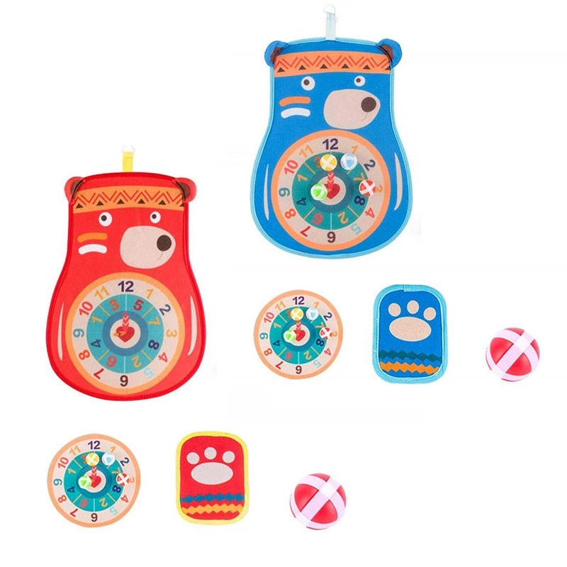 

Kid Dart Board Target Toy Set For Child Educational Interesting Indoor Outdoor Game Sport Tool Sticky Ball Toy