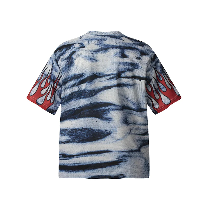 Классическая универсальная уличная одежда с круглым вырезом летняя футболка в