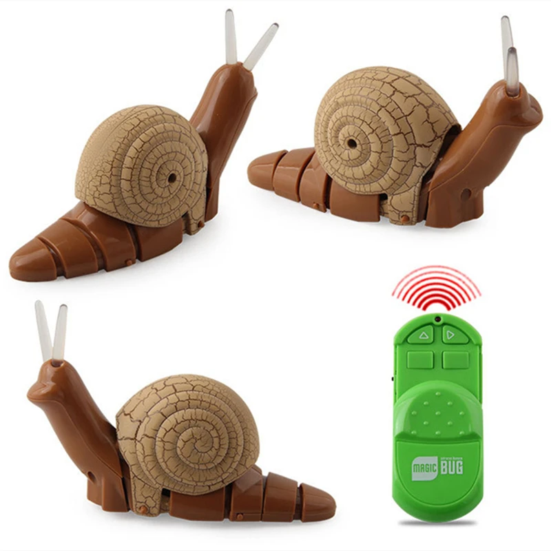 

RC Animal Insects Realistic Remote Control Snail Vehicle Car Electric Scary Toy Halloween Pranks Joke Kids Adult Gifts
