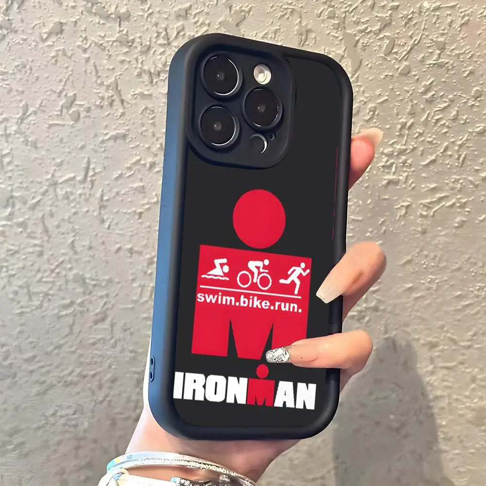 Фото Чехол для телефона Triathlon для iPhone 17 Pro Max, 16, 15, 14 Pro Max, iPhone 13 Pro Max, 11 Plus, силиконовый чехол №3
