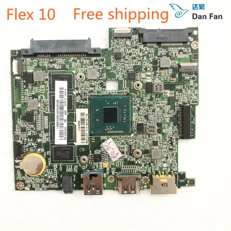 

BM5338 REV:1.7 For Lenovo Flex 10 Motherboard Mainboard 100%tested fully work