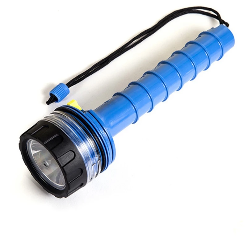 

Scuba Deep Diving Light Professional Powerful Flashlight Underwater Waterproof LED Diver Light-ABUX