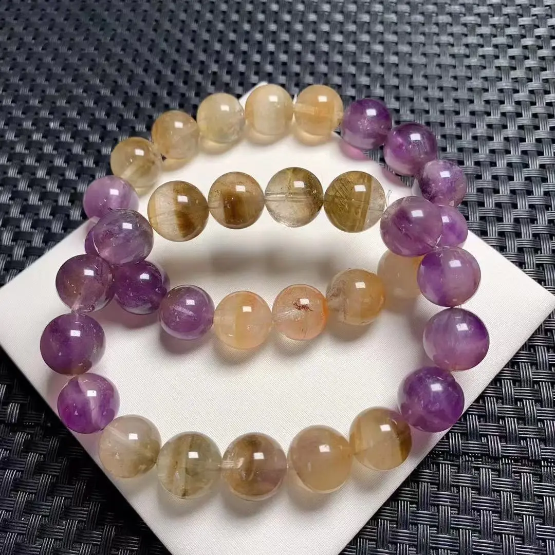 UMQ Новый Агат хрустальный нефритовый яркий Аврора 12 мм в этническом стиле