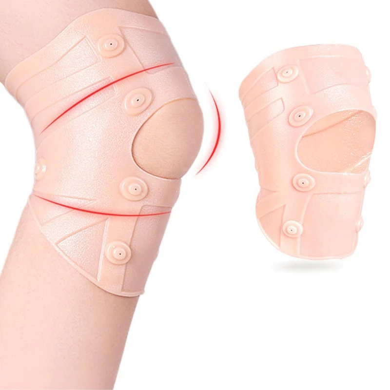 

1Pc Magnetic Therapy Knee Pad Waterproof Silicone Compression Support Brace Guard Pain Relief Patella Protector Sleeve