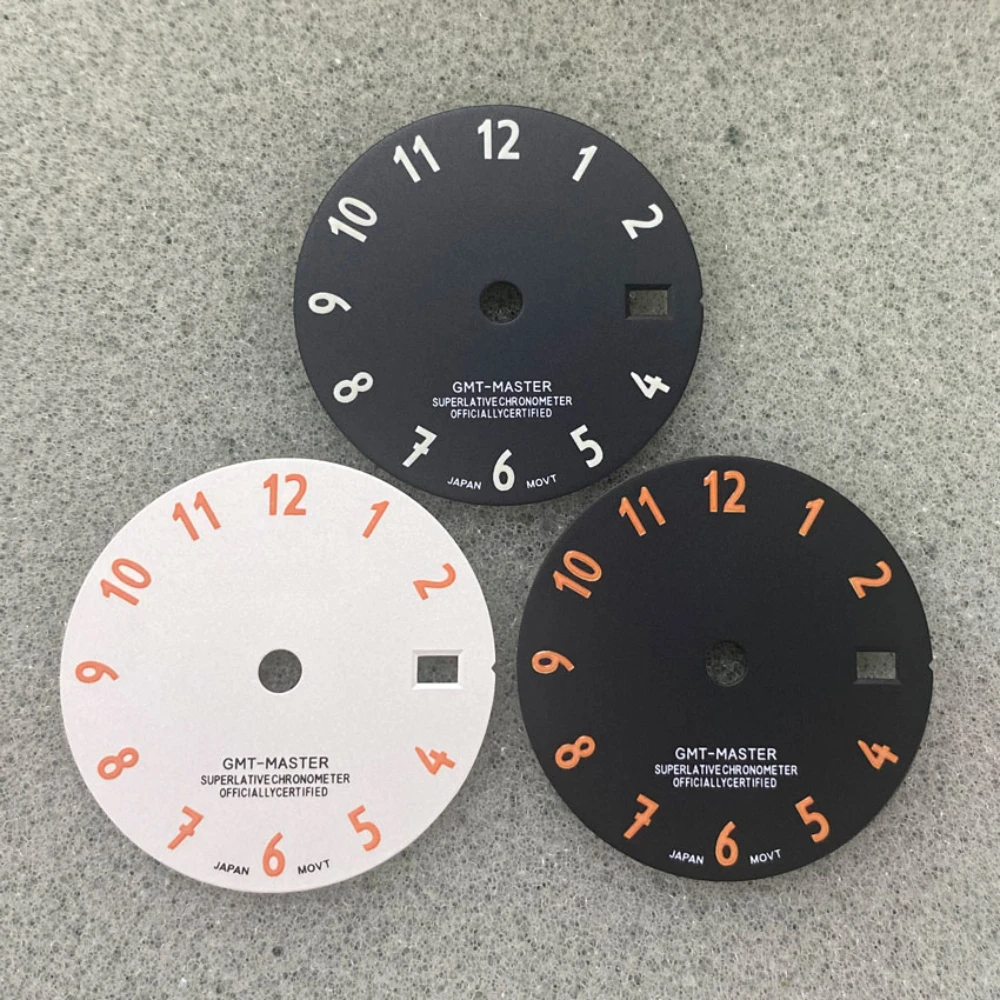 

29mm New Number GMT NH34 Dial Watch Accessories Custom Watch S Dial