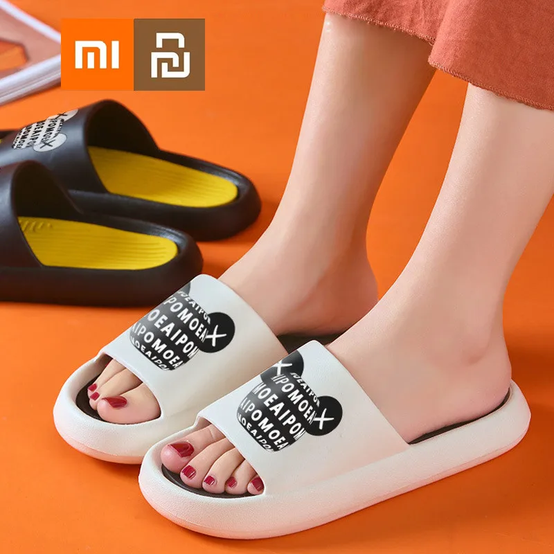 

Весенние домашние тапочки Xiaomi Youpin, рекомендуется 2022, Мультяшные тапочки для пар, тапочки с Микки Маусом, новые Тапочки