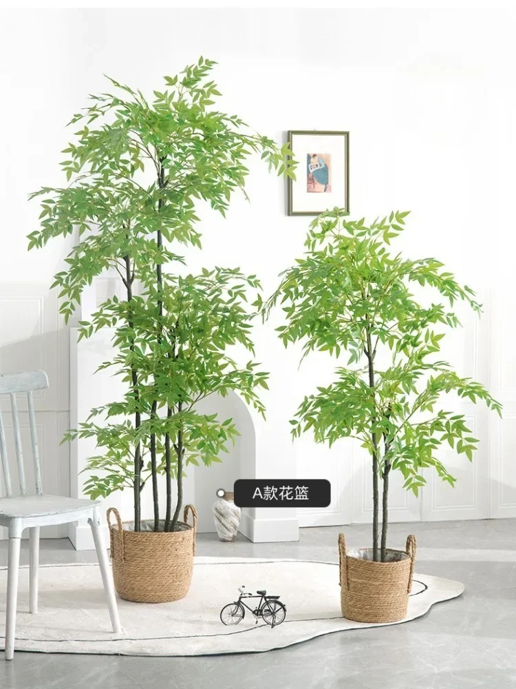 Имитация зеленого растения Роскошные Искусственные для помещений большие