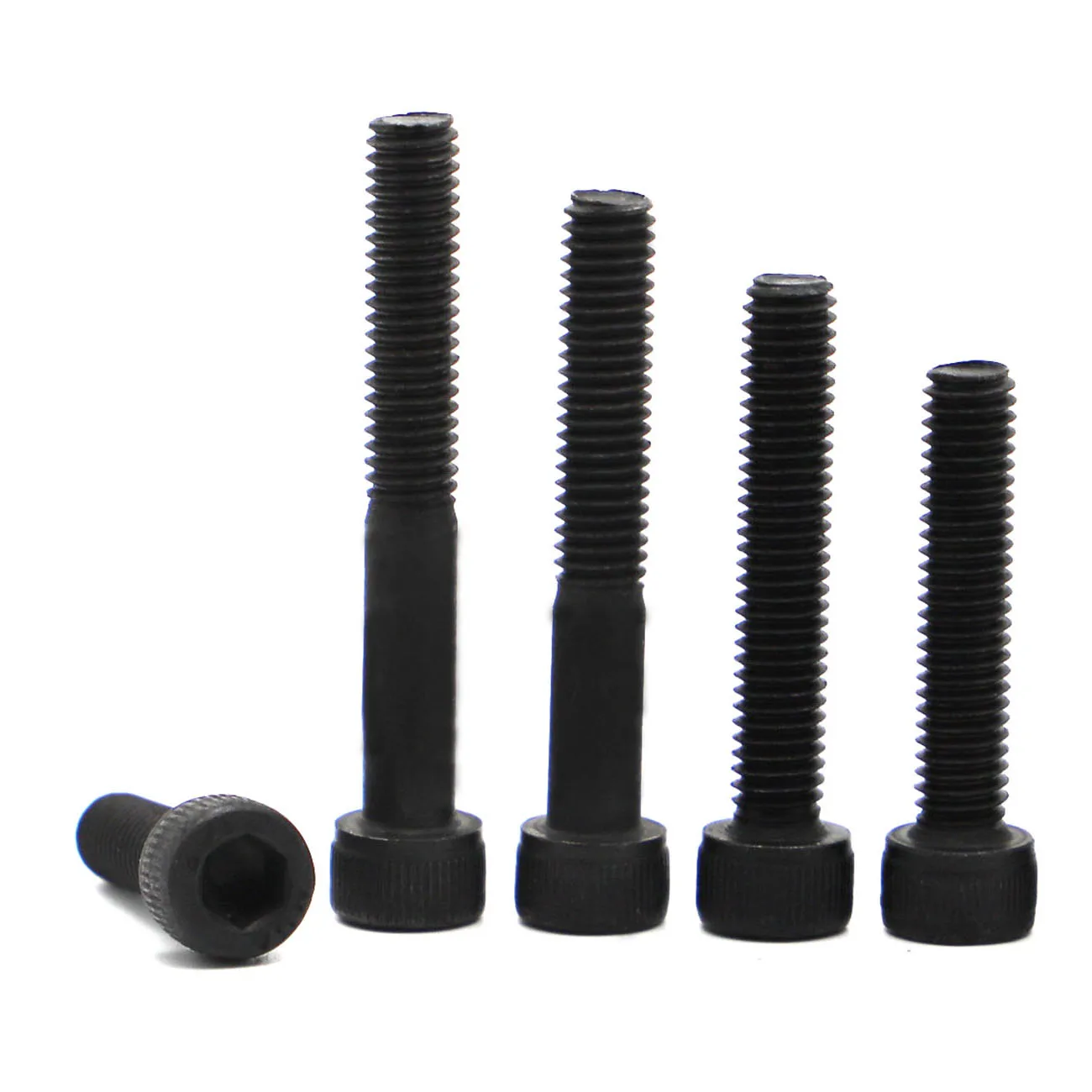 

2-50PCS Hexagon Allen Hex Socket Cup Head Screw M1.6 M2 M2.5 M3 M4 M5 M6 M8 M10 Black Grade 12.9 Carbon Steel Bolts Din912