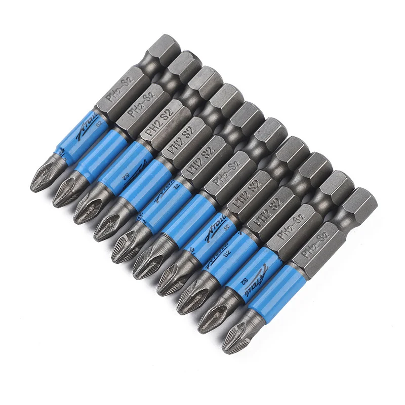 

Bits Hex Shanked Anti Slip Screwdriver Bits Magnetic Single Head