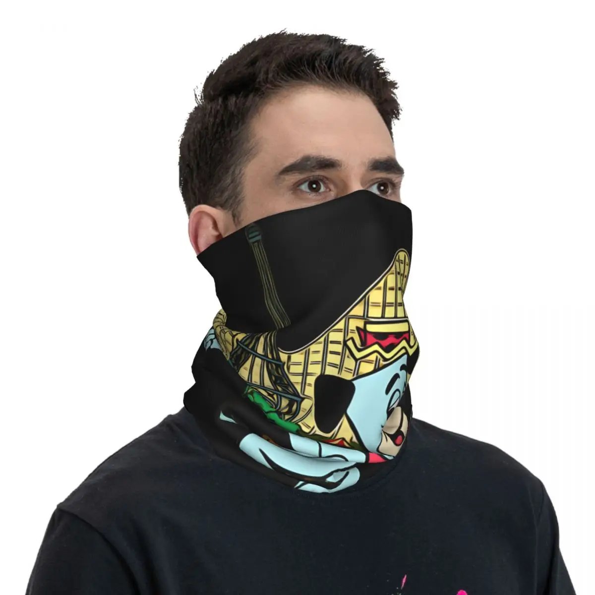 Маска на шею для мотокросса с принтом