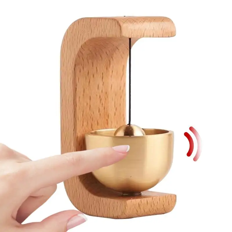 

Wood Doorbell Chime Magnetic Decorative Loud Door Bell Ornament For Refrigerator Iron Doors Small Doorbell For Home shop