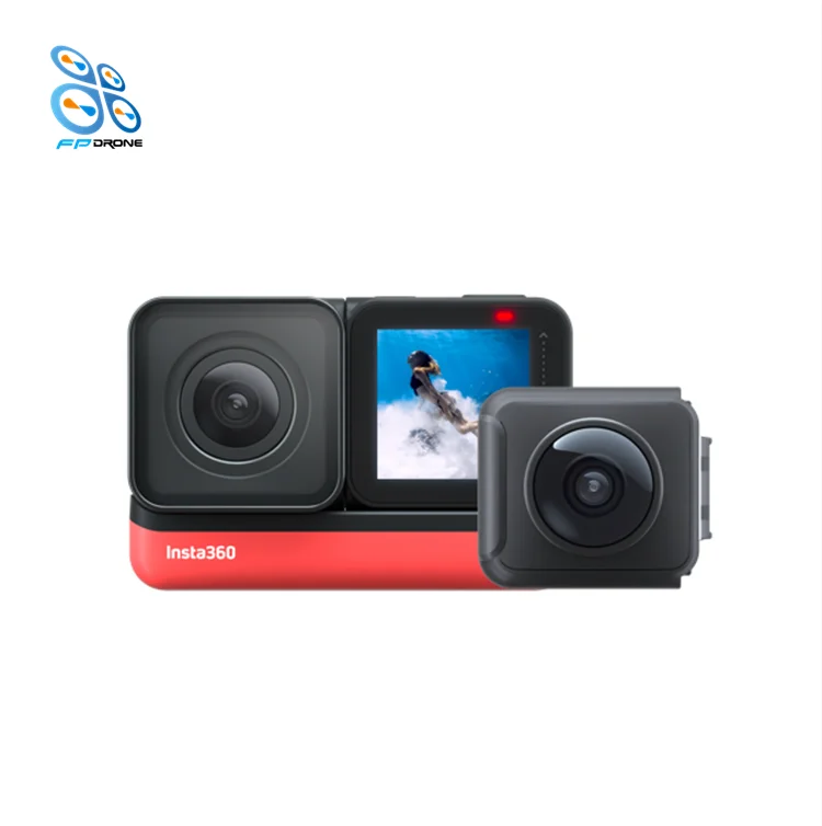 

mini action camera Insta360 ONE R dual camera with low