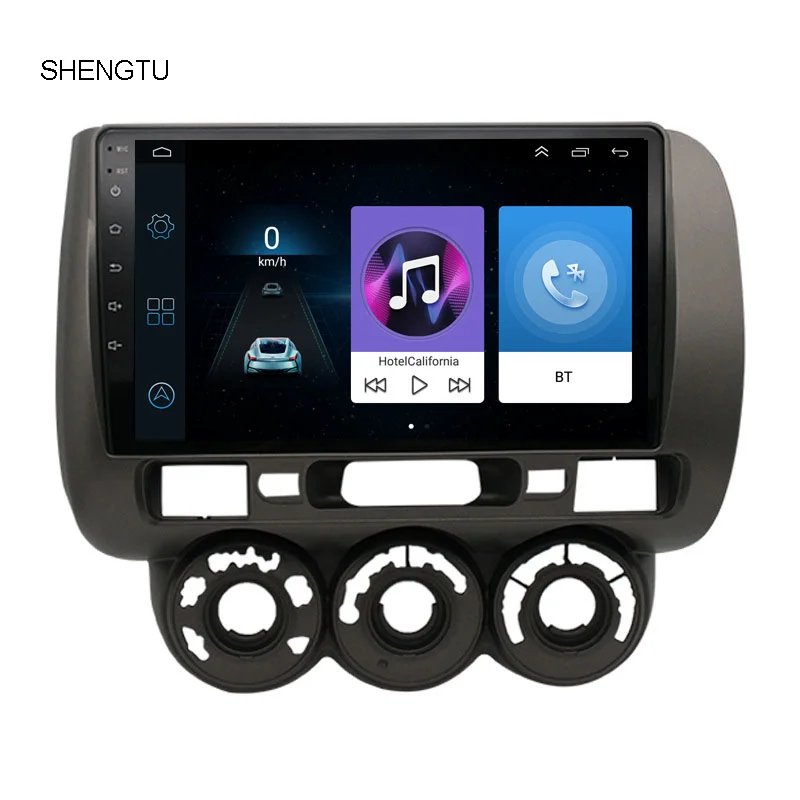 

2 din Android радио Автомобильный GPS навигатор мультимедийный плеер для Honda Fit Jazz City 2002 2003 2004 2005 2006 2007 автомобильный стерео видеоплеер