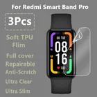 3 шт. для Xiaomi Redmi Smart Band Pro Прозрачная Тонкая мягкая Гидрогелевая ремонтная Защитная пленка защита экрана-не закаленное стекло