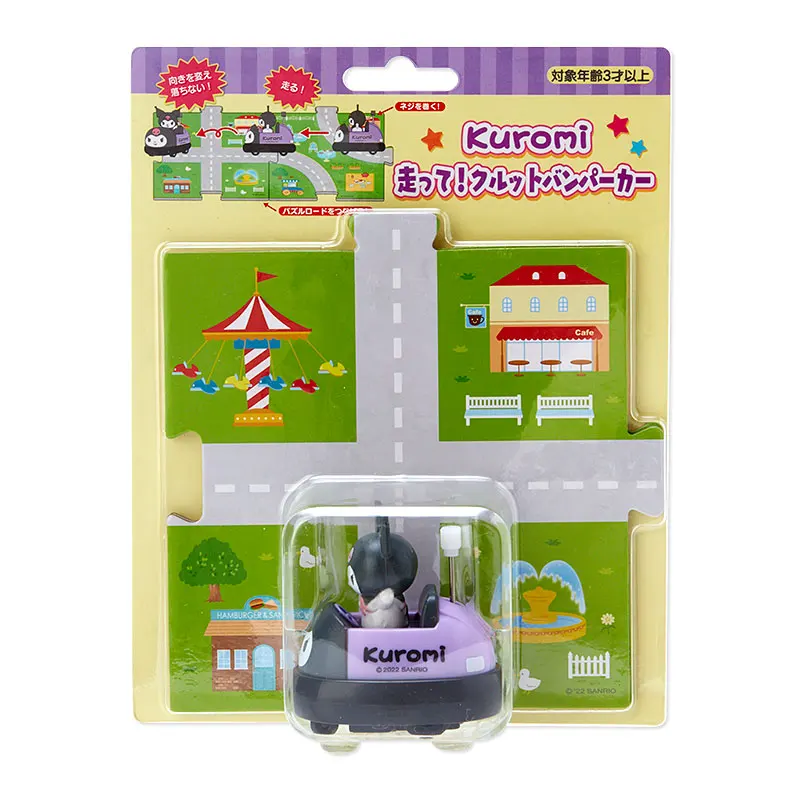 

Kawaii Sanrio Kitty Cinnamoroll Melody Kulomi Cartoon Bumper Car Figure Toys Hobbies Action Figures Holiday Gifts for Children