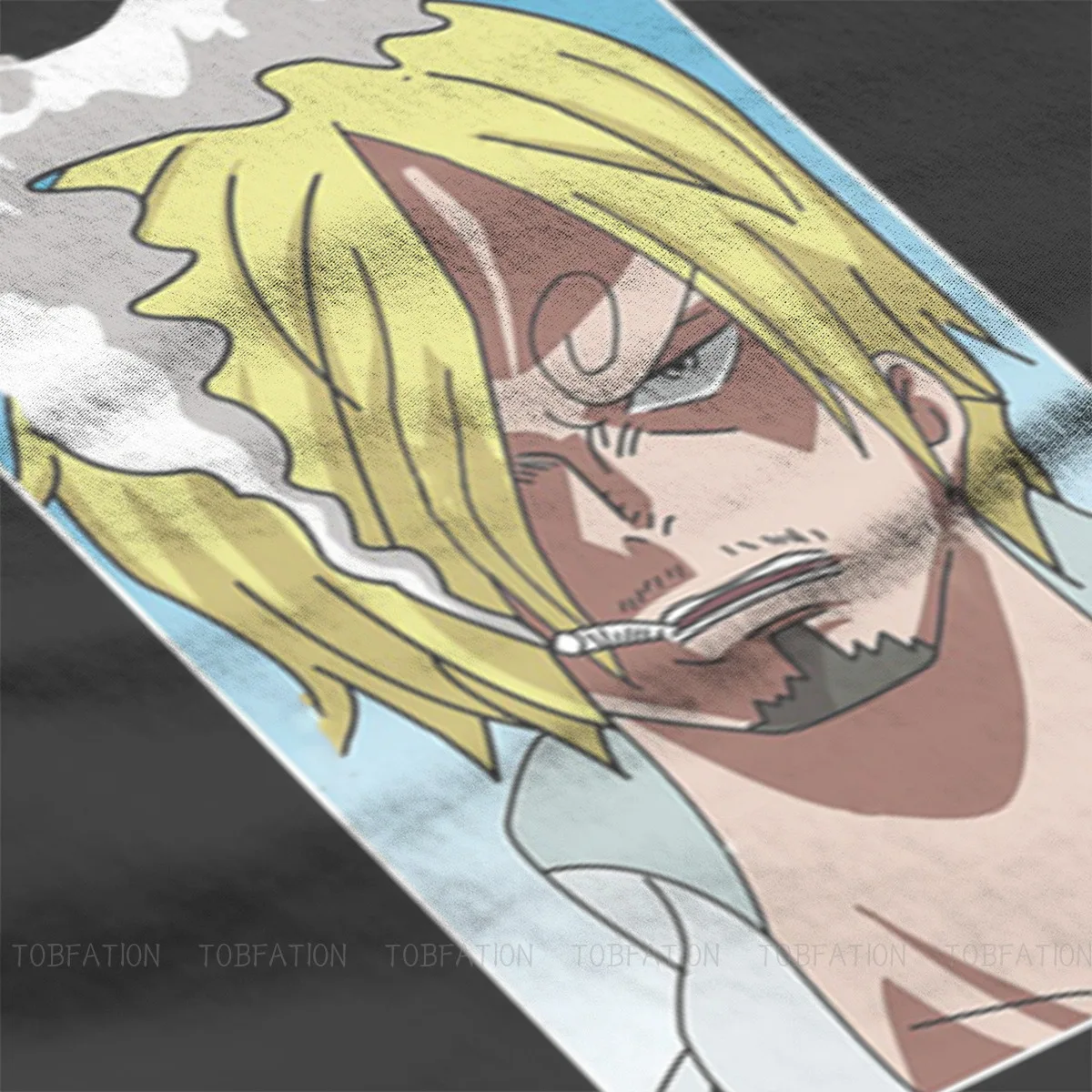 Цельный аниме Sanji футболка винтажная Мода Повседневная летняя Харадзюку мужская