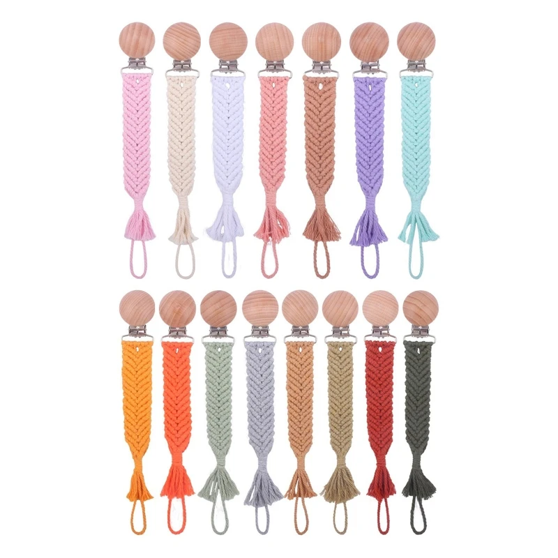 

Unisex Cotton Pacifier Clip Baby Newborn Teething Toy Shower Birthdays Gift