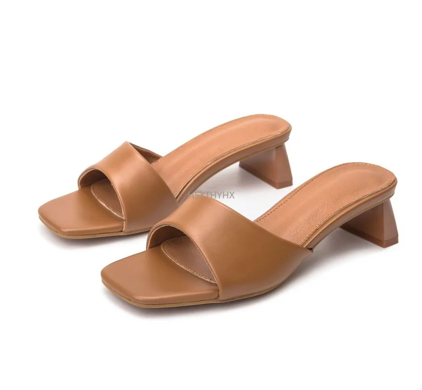

Women Brand Slippers 2022 Summer Outdoor Beach Flip Flop Open Toe Flat Casual Low Heel Leisure Sandal Female Slides