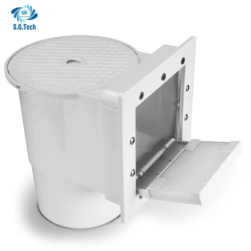 

Water Crown Wide Mouth Swimming Pool Skimmer PVC Accessories Wholesale Pool Wall Skimmer