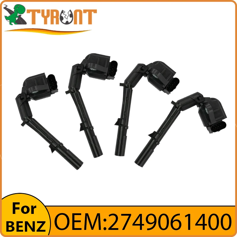 

TYRNT брендовая катушка зажигания #2749061400 запасные части для Mercedes Benz W176 W204 W205 W212 A-B-C-E-CLASS CLA GLA GLC GLK SLK