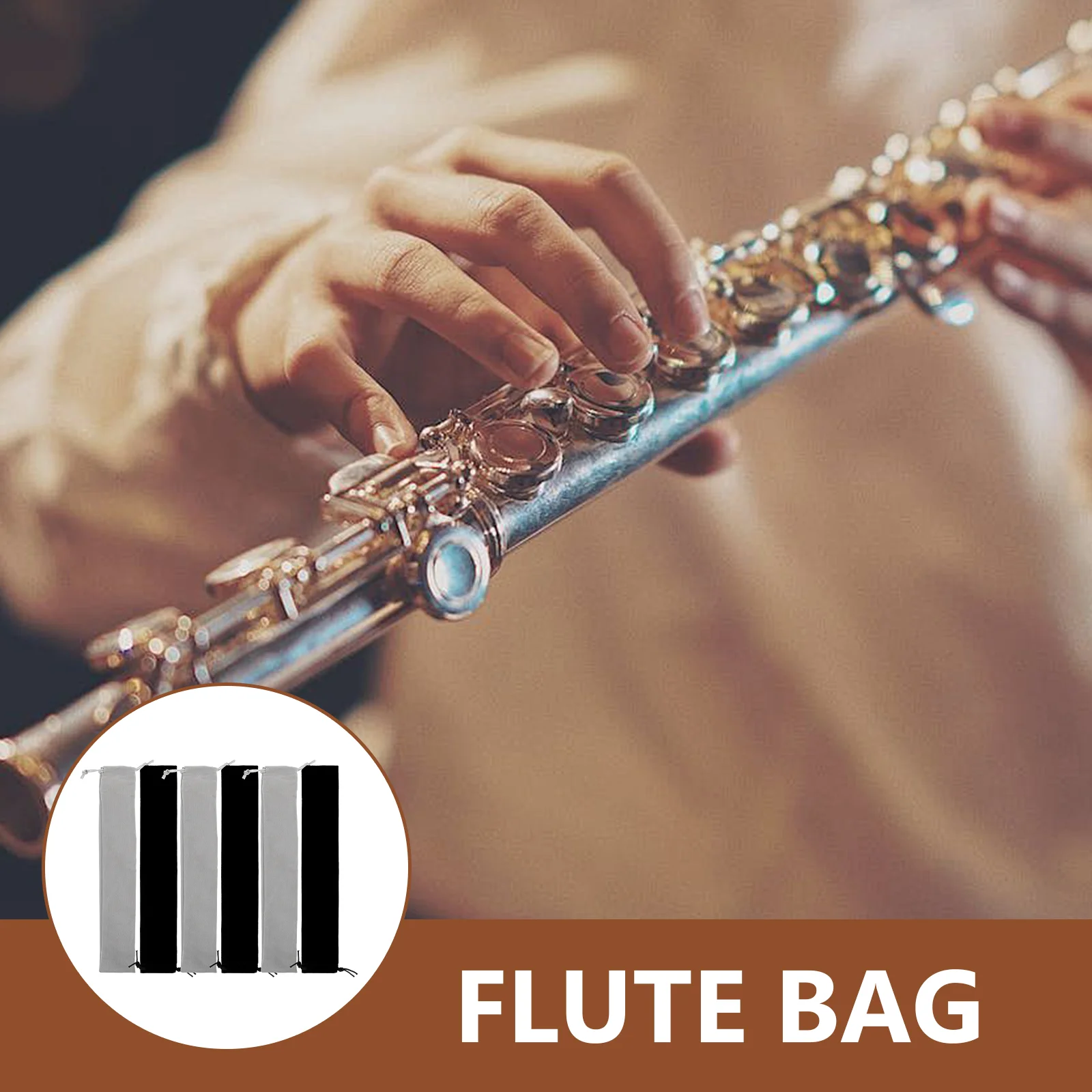 6-шт. Сумка для хранения кларнета сумка-флейта музыкальных инструментов сумка с
