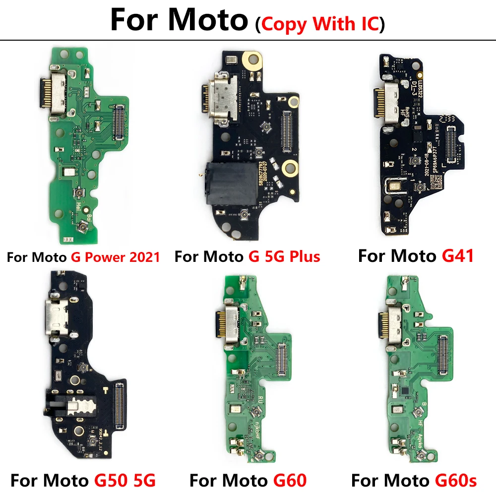 

5 шт., зарядная плата для Moto E20 E40 G41 G60 G60S G50