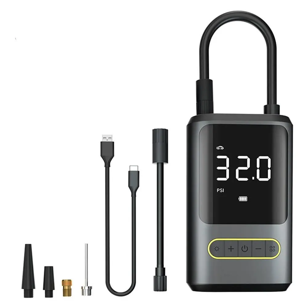 150psi Cordless Air Pump With Lcd Dual Screen Suitable For C