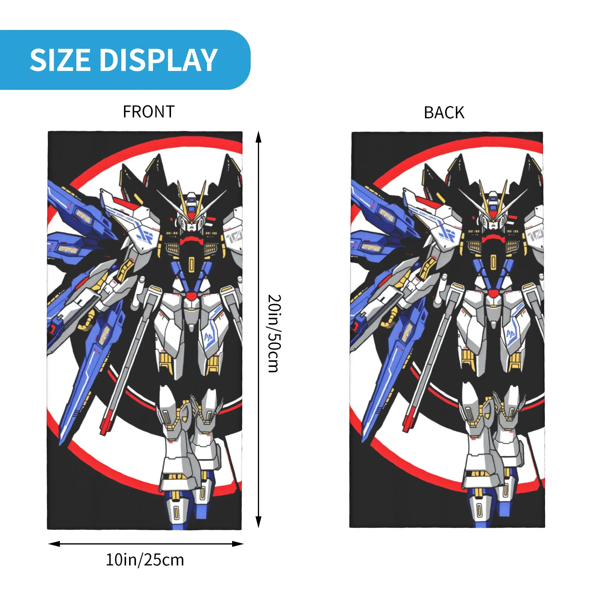 Фото Маска для лица Freedom (2) Bandana Gaiter Club Gundam, для походов, для взрослых, моющаяся, в виде шейного платка №2
