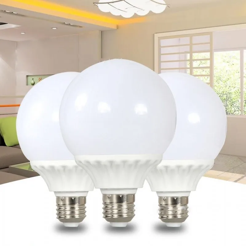 

1-10Pcs LED E27 E14 Bulb Light G80 G95 9W 15W 20W Real Power Light Bulbs AC 220V 230V 240V Spotlight Lampada LED Bombillas Lamp