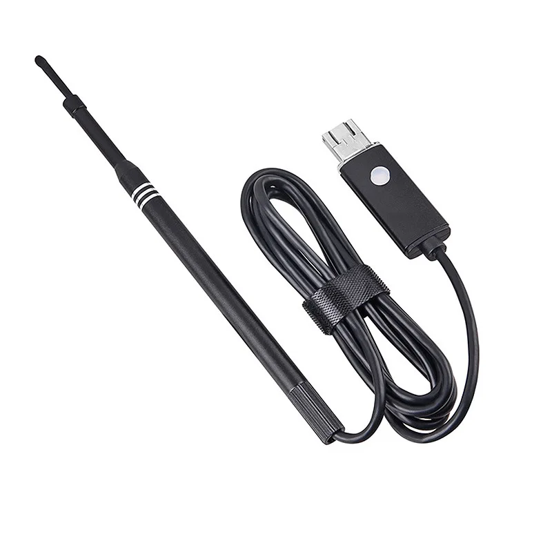 

5.5mm Two In One Children's Ear Canal Hose Endoscope Visual Endoscope Camera Light-emitting Ear Scoop Ear Digging Hose Endoscope