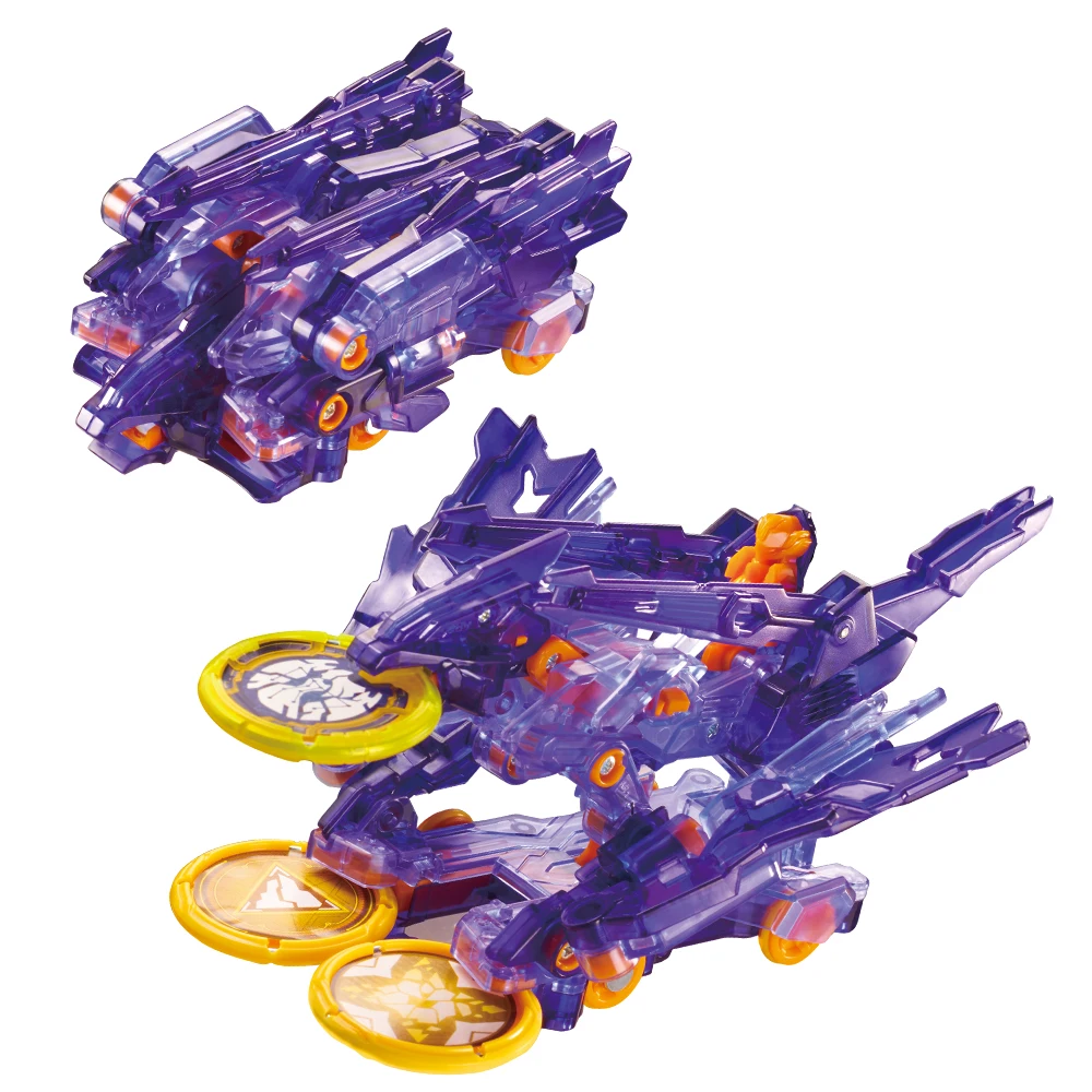 

Screechers Wild! 2 LEVEL 3 Vehicle 360 Flips Transformer Deformation Car Capture 3 coin Morph Into Beast Action Figures Kids Toy
