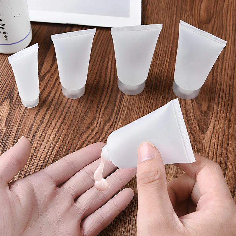 Facial Cleanser Storage Cosmetic Squeeze Cream Lotion Contai