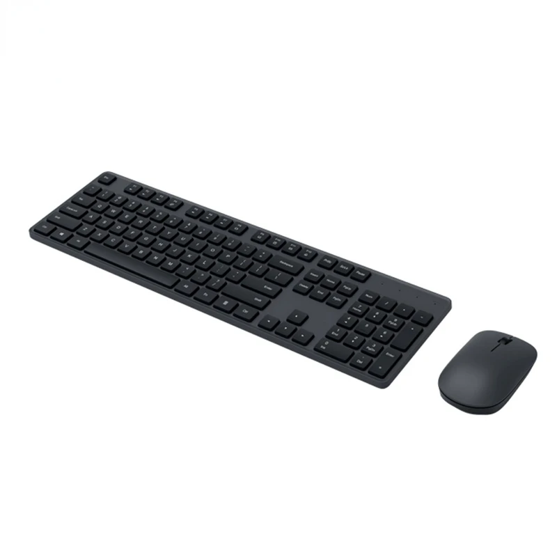 

Wireless Keyboard & Mouse Set 104 keys Keyboard 2.4 GHz USB Receiver Mouse for PC Windows 10