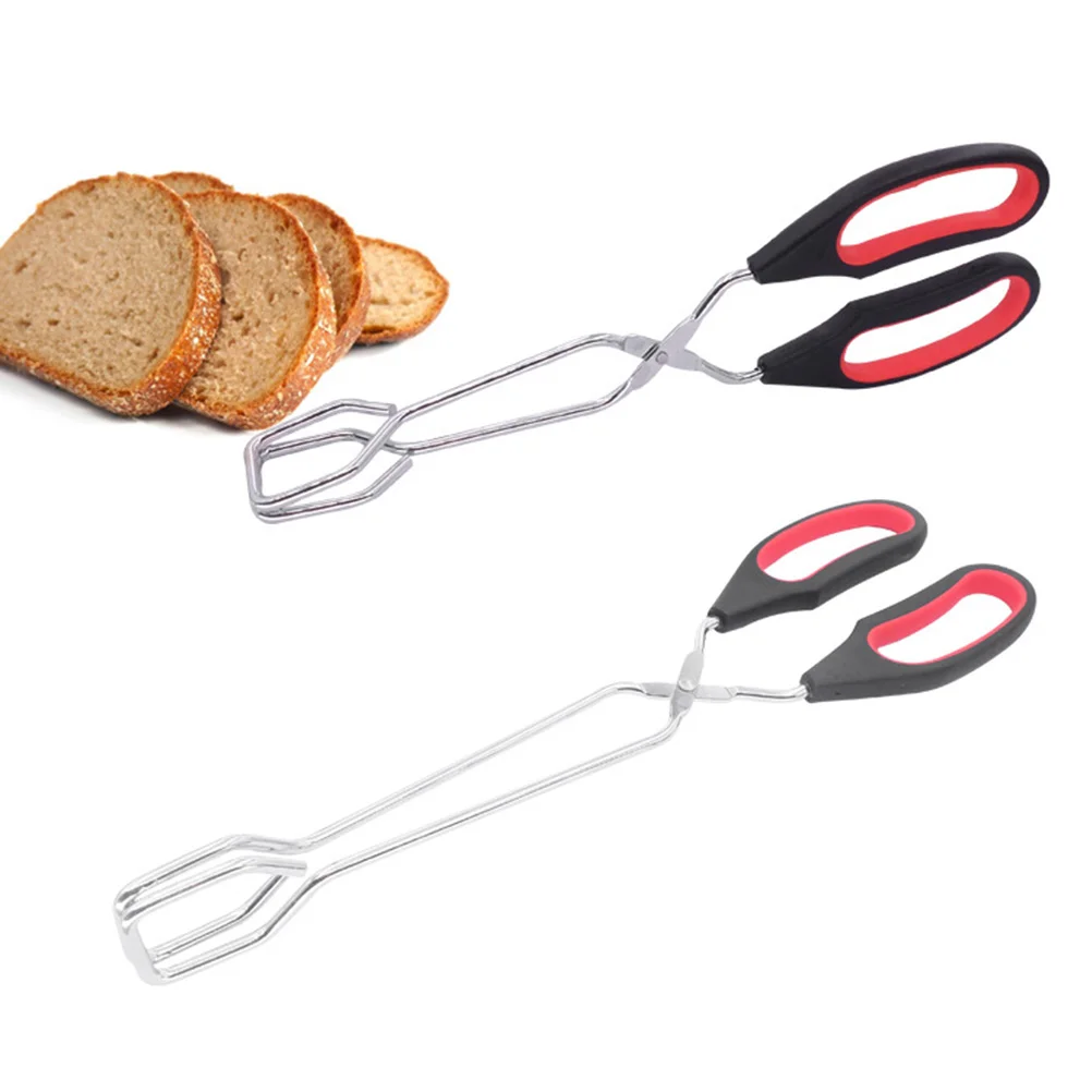 

2 pcs Tongs Kitchen Bread Clamp Grilling Clip for Restaurant Home Buffet