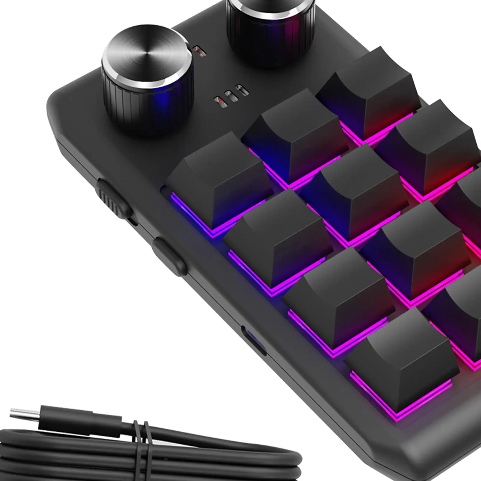 12-клавишная клавиатура с нескользящей кнопкой Plug and Play Программирование