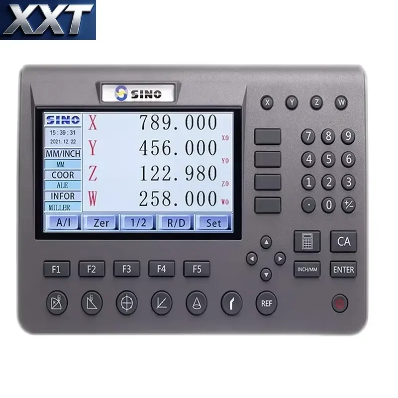 Фото 4-осевой цифровой дисплей XXT SINO SDS200 DRO с линейным энкодером, разрешение 1 мкм/5 мкм, для токарного станка №2