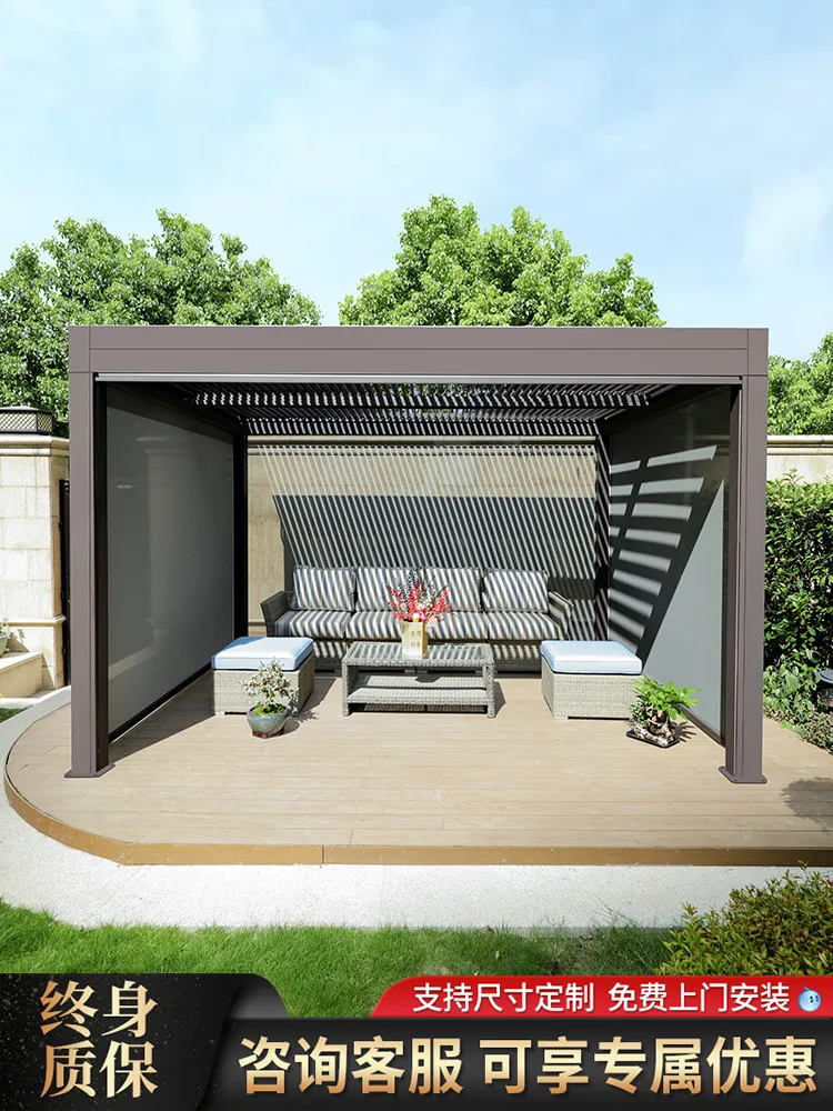 

Легко собранная наружная алюминиевая беседка, собранная Водонепроницаемая беседка