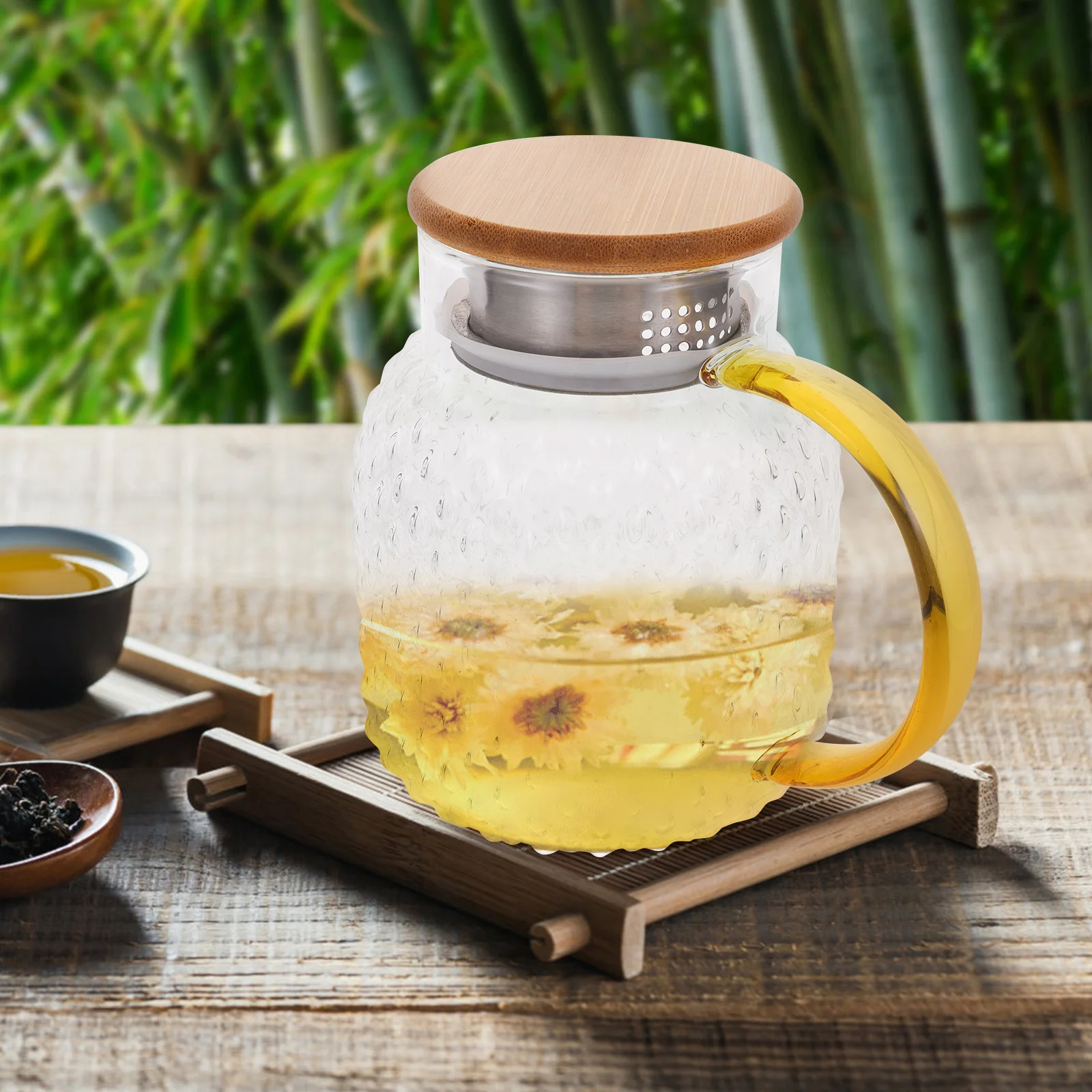 Горшок для воды кувшин напитков стеклянный холодильник чайник бутылки сока