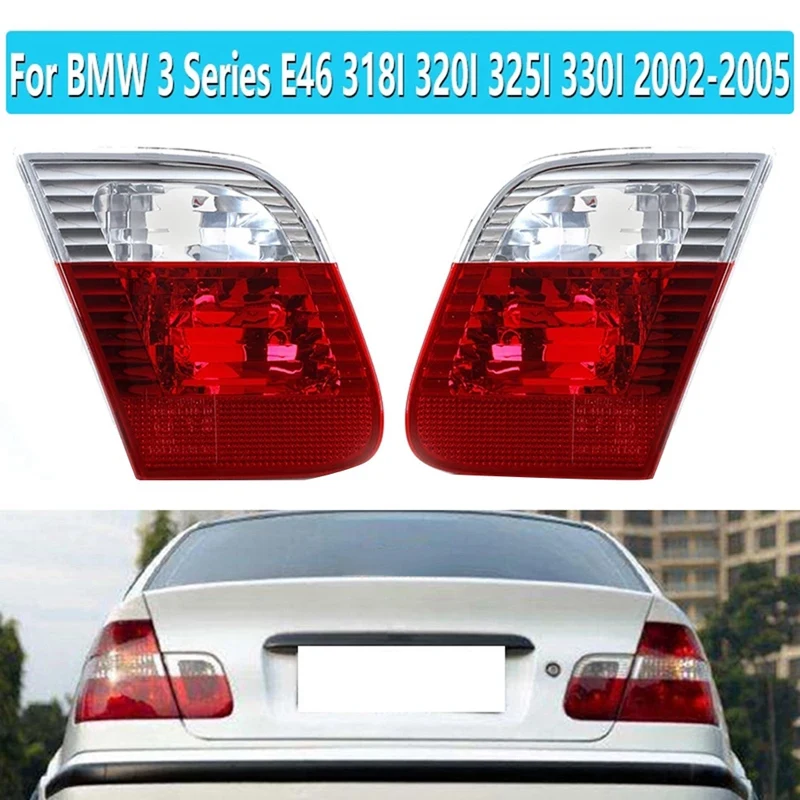 

Автомобильный ВНУТРЕННИЙ Задний фонарь, стоп-сигнал для BMW 3 серии E46 2002-2005 63216910537, 2 шт.