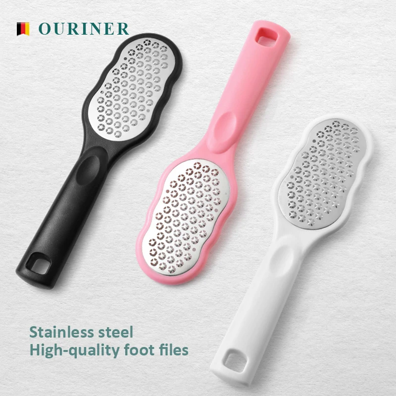 

Steel Grinding Rasp File Wet Dead Scraper Scrubber Callus Skin Grater Dry Foot Hard Stainless Pedicure Removal Foot Foot Care