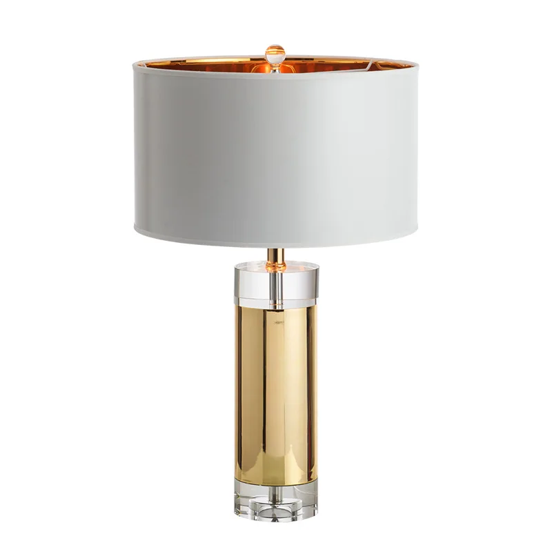

Современная светодиодная Минималистичная креативная дизайнерская искусственная Роскошная настольная лампа со стразами для гостиной, спальни, прикроватный домашний декор