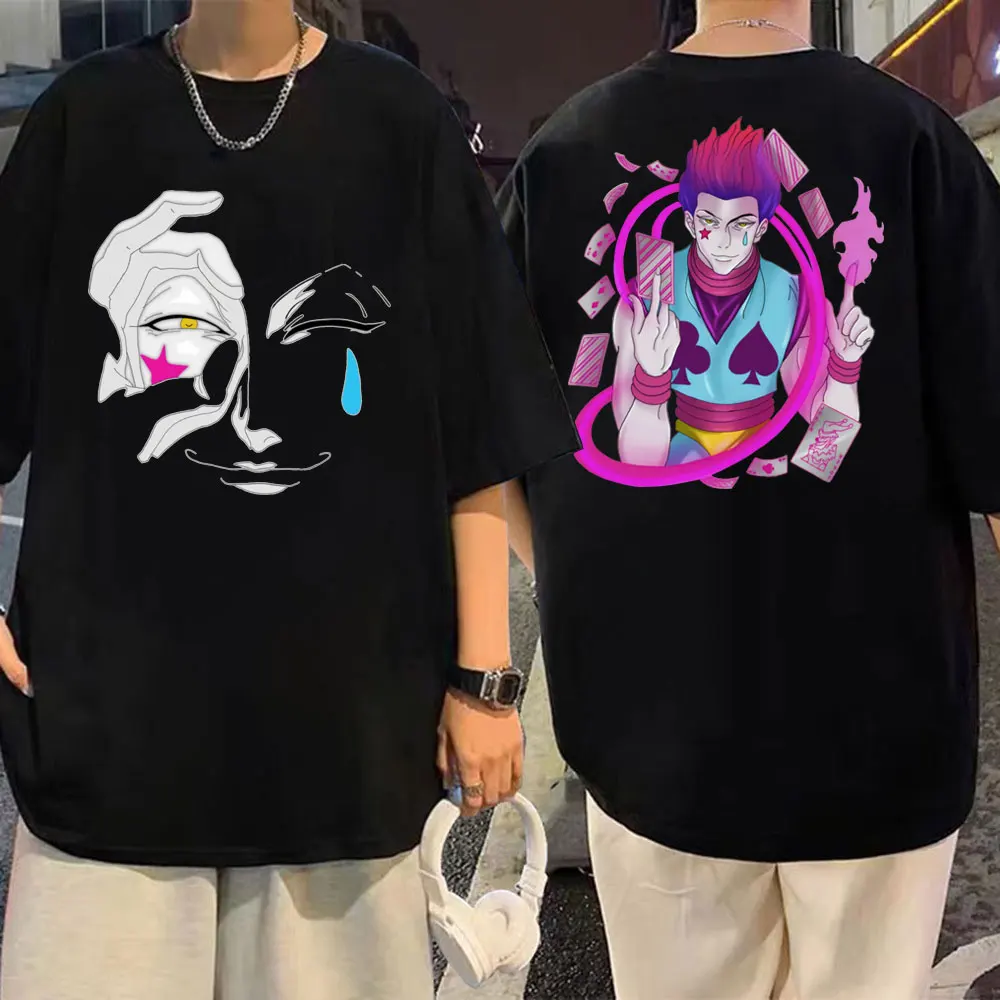 

Japan Anime Hunter X Hunter Print T Shirt Summer Tidal Current Hip Hop Short Sleeve T-shirts Unisex Fashion Oversized T-shirt